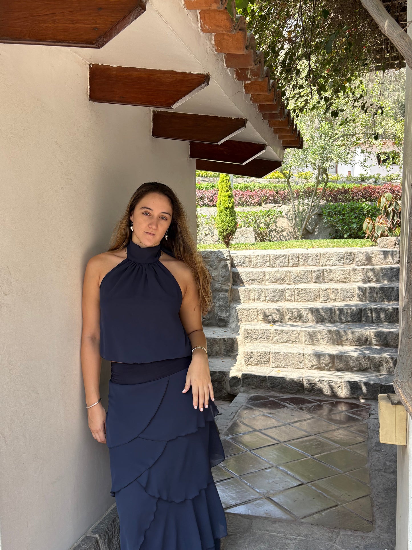 Falda Maria Azul