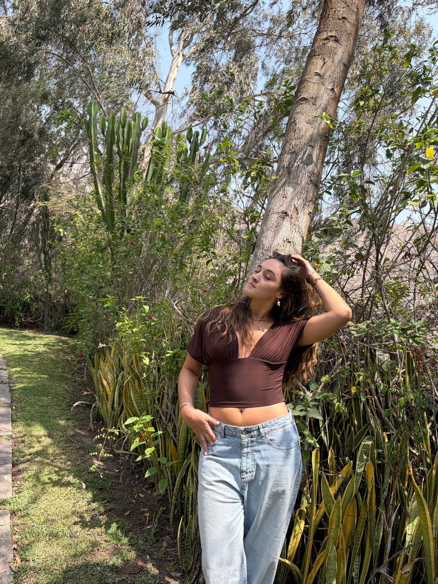Top Maria Marrón
