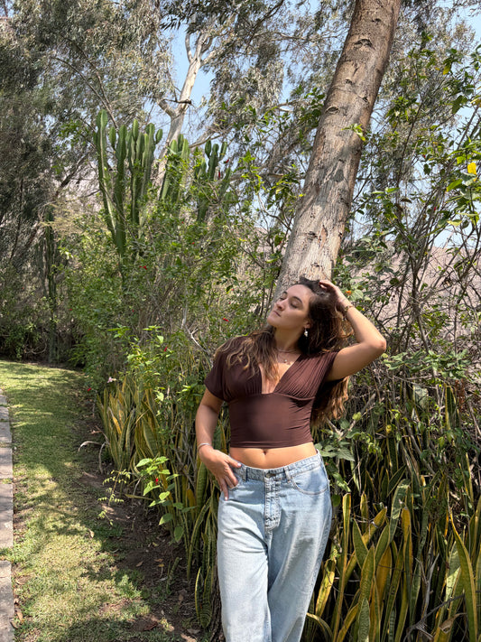 Top Maria Marrón